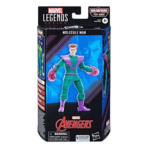 Hasbro Toimintahahmo Puff Adder Baf: Molecule Man Marvel Legends 15 Cm Monivärinen