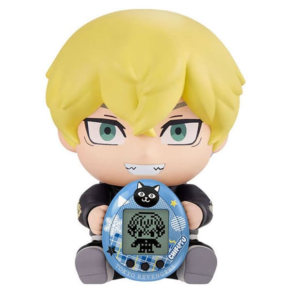 Banpresto Stativ Figur Chifuyu + Tamagotchi Hugmy Tokyo Revengers Guld