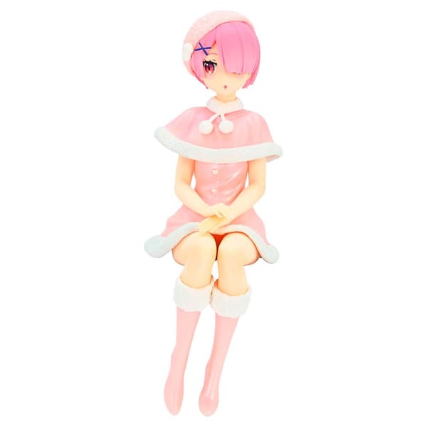 Furyu Re:zero Starting Life In Another World Noodle Stopper Pvc Statue Ram Snow 14 Cm Pinkki