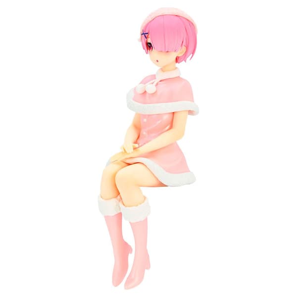 Furyu Re:zero Starting Life In Another World Noodle Stopper Pvc Statue Ram Snow 14 Cm Pinkki