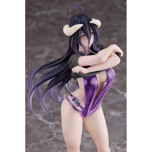 Taito Prize Overlord Iv Pvc Statue Albedo T-shirt Swimsuit Ver Renewal Edition 20 Cm Lilla