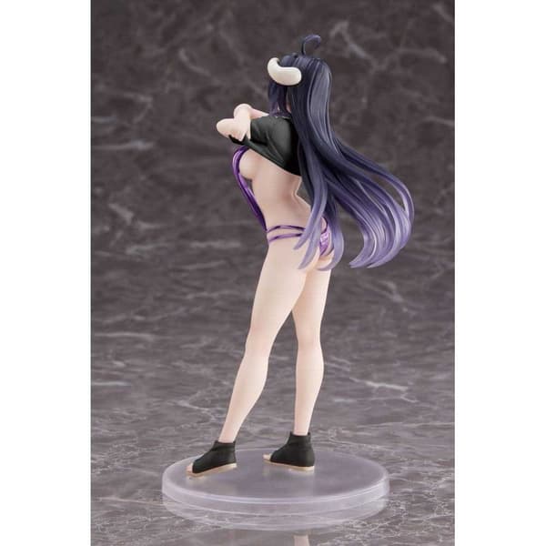 Taito Prize Overlord Iv Pvc Statue Albedo T-shirt Swimsuit Ver Renewal Edition 20 Cm Lilla