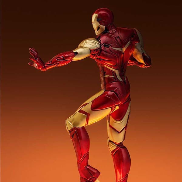 Paladone Diorama Lampe Iron Man 18 Cm Gul