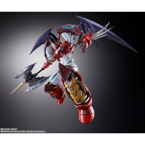 Bandai Tamashii Nations Metal Build Dragon Scale Shin Getter 1 22 Cm Getter Robo Figure Gylden