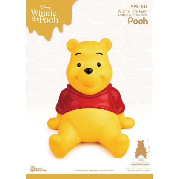 Beast Kingdom Toys Figur Piggy Vinyl Winnie 35 Cm Winnie The Pooh Gul