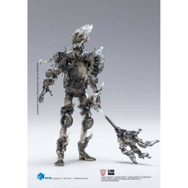 Hiya Toys 1/18 Exquisite Mini Black And White Judge Fire 10 Cm 2000 Ad Figure Søvfarvet