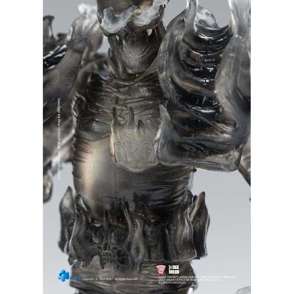 Hiya Toys 1/18 Exquisite Mini Black And White Judge Fire 10 Cm 2000 Ad Figure Søvfarvet