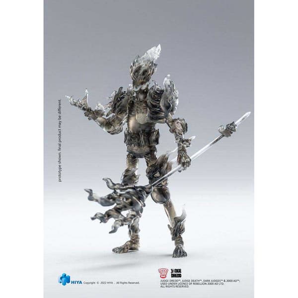 Hiya Toys 1/18 Exquisite Mini Black And White Judge Fire 10 Cm 2000 Ad Figure Søvfarvet