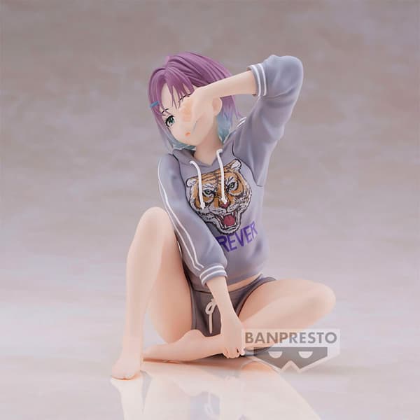 Banpresto Figur Toru Asakura Relax Time The Idolmaster Shiny Colors 11 Cm Lilla