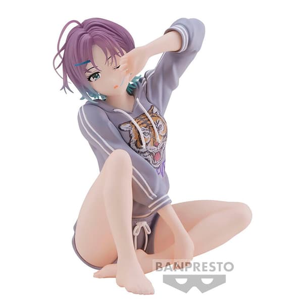Banpresto Figur Toru Asakura Relax Time The Idolmaster Shiny Colors 11 Cm Lilla