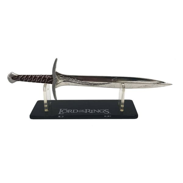 Factory Entertainment Sværd Baggins Bilbo 15 Cm Mini Replika Det Herre Af Det Ring Søvfarvet
