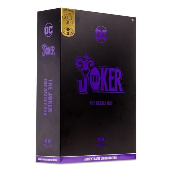 Mcfarlane Toys Hahmo Batman & The Joker: The Deadly Duo Dc Multiverse Action The Joker Gold Label 18 Cm Violetti