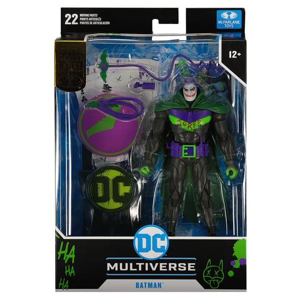 Mcfarlane Toys Figur Dc Multiverse Action Batman: White Knight Jokerized Gold Label 18 Cm Durchsichtig