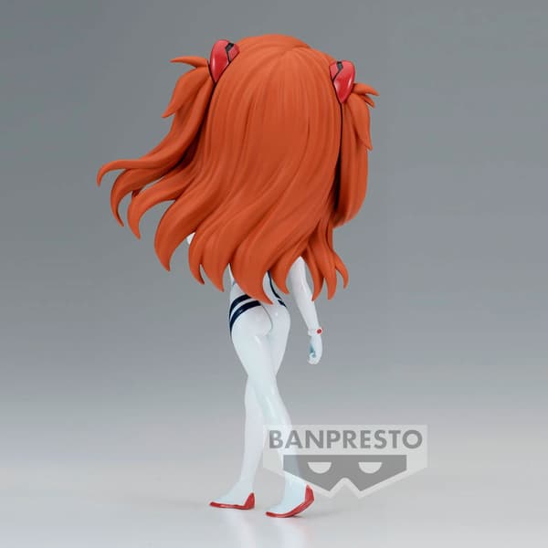 Banpresto Figur Asuka Shikinami Langley Plugsuit Style Evangelion 3.0 Q Posket 14 Cm Orange Ver A