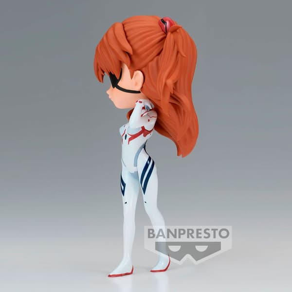 Banpresto Figur Asuka Shikinami Langley Plugsuit Style Evangelion 3.0 Q Posket 14 Cm Orange Ver A