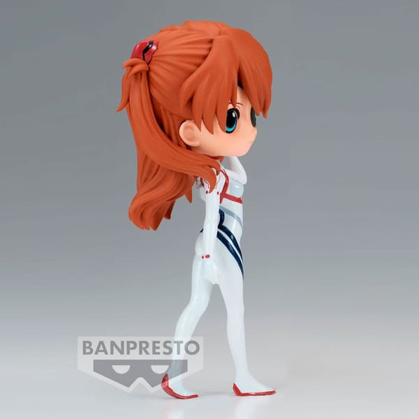 Banpresto Figur Asuka Shikinami Langley Plugsuit Style Evangelion 3.0 Q Posket 14 Cm Orange Ver A