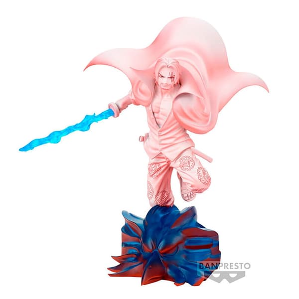 Banpresto Hahmo Shanks Senkozekkei Film Red One Piece 11 Cm Pinkki