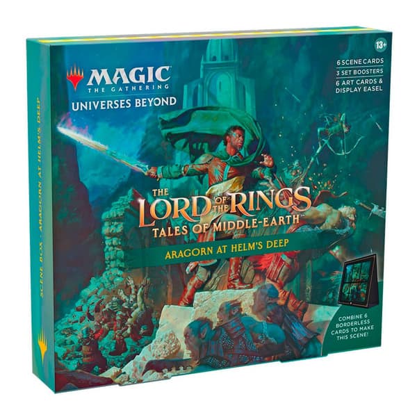 Wizards Of The Coast Engelska Magic The Gathering Trading Cards Lord Of The Rings Tales Middle Earth 4 Enheter Durchsichtig