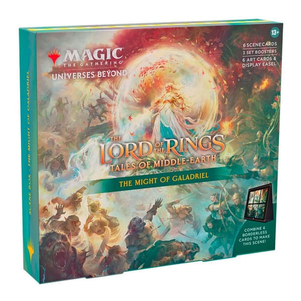 Wizards Of The Coast Engelska Magic The Gathering Trading Cards Lord Of The Rings Tales Middle Earth 4 Enheter Durchsichtig