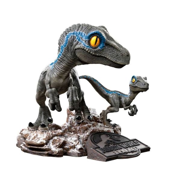 Iron Studios Figur Pvc Blue And Beta 13 Cm Flerfarvet