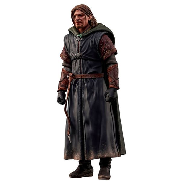Diamond Select Taru Sormusten Herrasta-hahmo Boromir Deluxe 18 Cm Ruskea