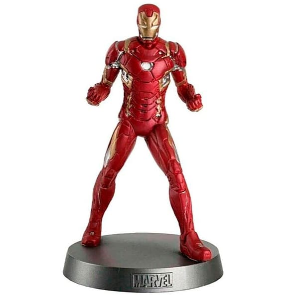 Eaglemoss Hero Collector Figur Iron Man Heavyweights Civil War Capitan America Marvel Röd
