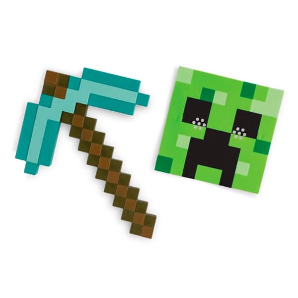 Jakks Pacific Minecraft Kostume Creeper And Pickaxe Grøn