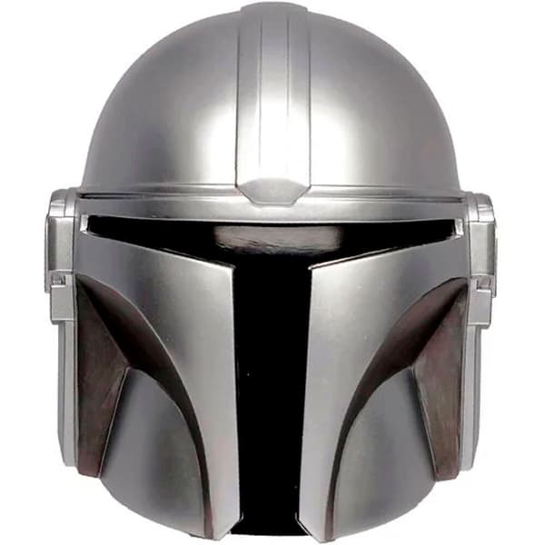 Monogram Mandalorian Star Wars Spargris Helmet 21 Cm Silver