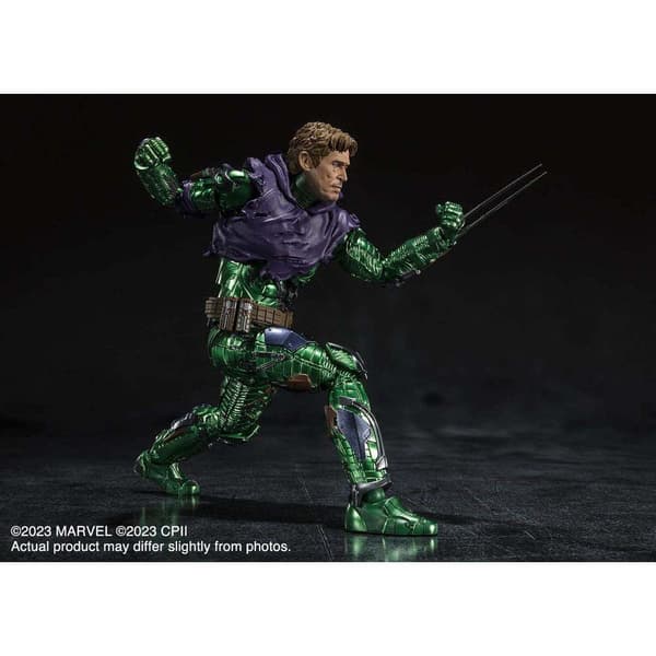 Bandai Tamashii Nations Figur S.h. Figuarts Green Goblin 15 Cm Marvel Grøn