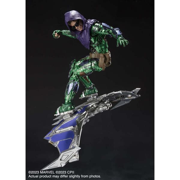 Bandai Tamashii Nations Figur S.h. Figuarts Green Goblin 15 Cm Marvel Grøn