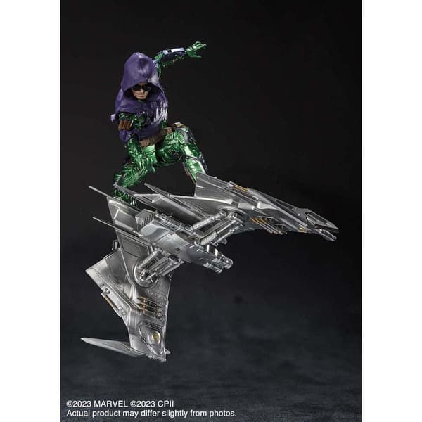 Bandai Tamashii Nations Figur S.h. Figuarts Green Goblin 15 Cm Marvel Grøn