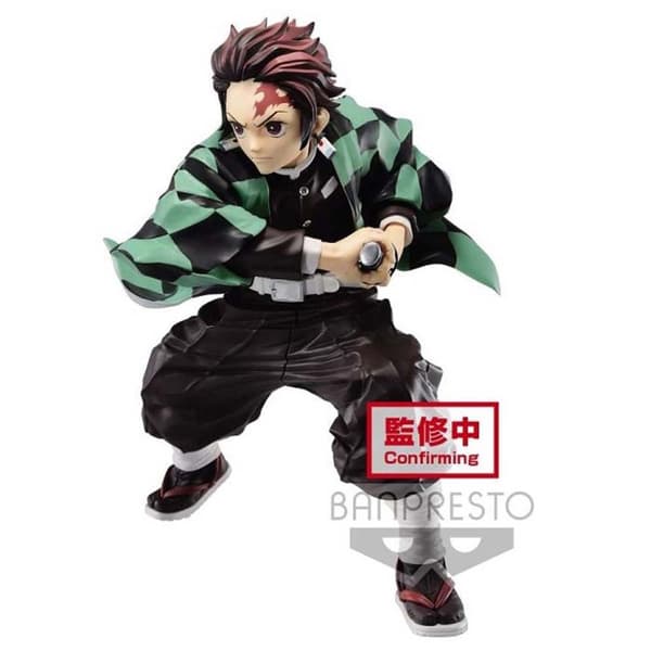 Banpresto Tanjiro Kamado 1 Demon Slayer Kimetsu No Yaiba Maximatic 18 Cm Monivärinen