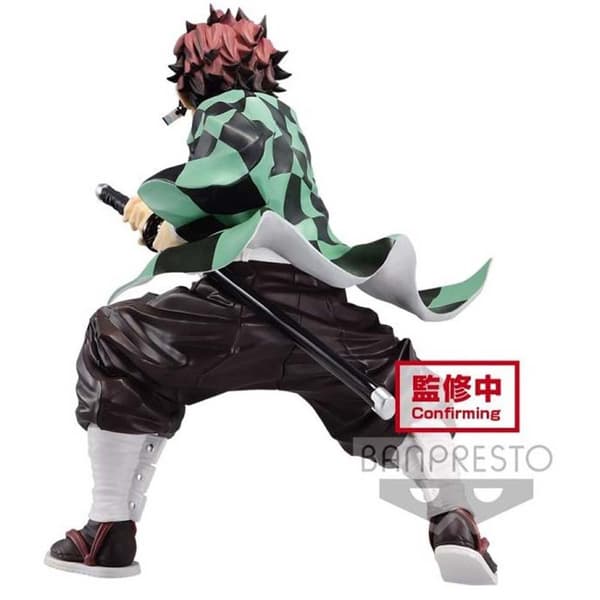 Banpresto Tanjiro Kamado 1 Demon Slayer Kimetsu No Yaiba Maximatic 18 Cm Monivärinen