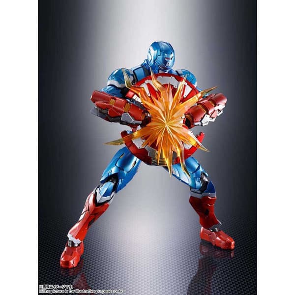 Tamashi Nations Sh Figuarts Capitan America Tech-on Avengers Marvel 16 Cm Flerfarvet