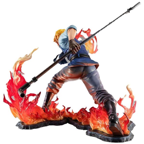 Megahouse Sabo Fire Fist Inheritance Portrait Of Pirates One Piece Figure 14 Cm Orange