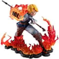 Miniatyrbillede 1 af 5: Megahouse Sabo Fire Fist Inheritance Portrait Of Pirates One Piece Figure 14 Cm Orange