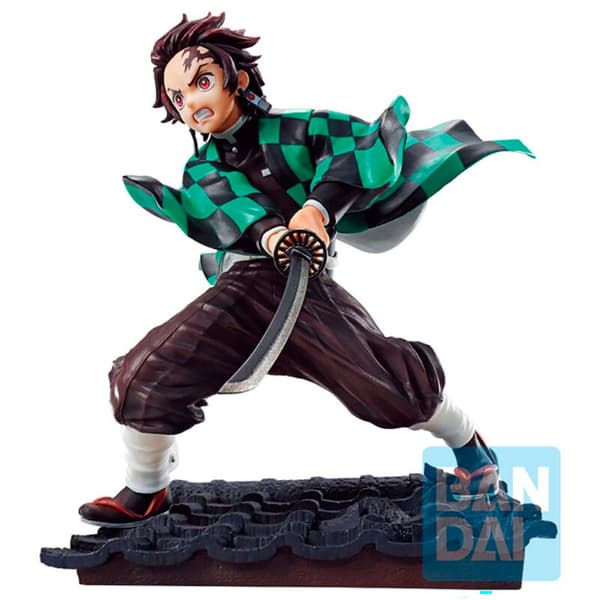Banpresto Hahmo Tanjiro Kamado Demon Slayer Kimetsu No Yaiba 14 Cm Monivärinen