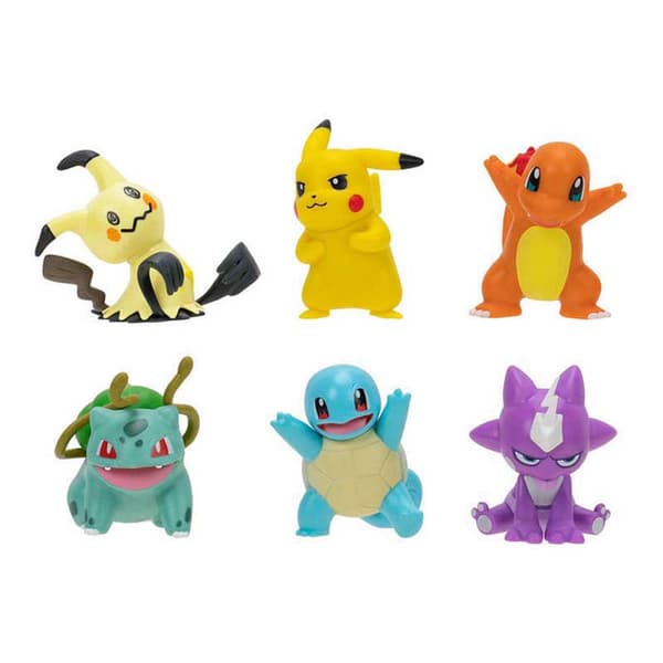 Bizak Pokémon Figur Multipack 6 Flerfärgad
