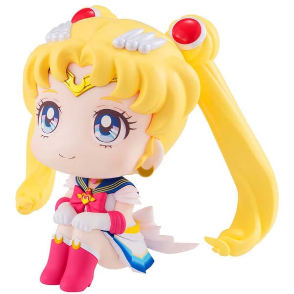 Megahouse Super Sailor Moon Lookup Pretty Guardian Sailor Moon 11 Cm Pretty Soldier Sailor Moon Figure Keltainen