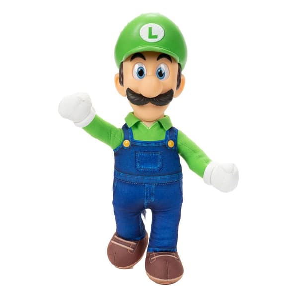 Jakks Pacific Det Film Plysfigur Luigi Super Mario Bros. 30 Cm Blå