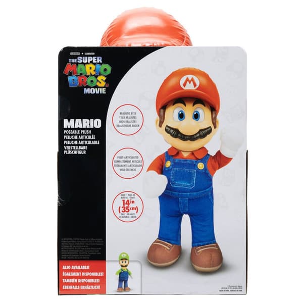 Jakks Pacific Det Film Plysfigur Mario Super Mario Bros. 30 Cm Flerfarvet