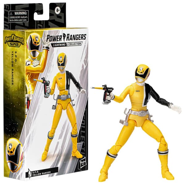 Hasbro Figur S.p.d Yellow Ranger Lightning Collection Power Rangers 15 Cm Gul