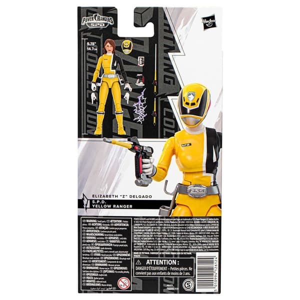 Hasbro Figur S.p.d Yellow Ranger Lightning Collection Power Rangers 15 Cm Gul