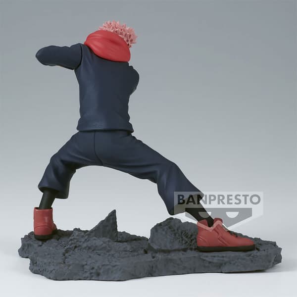 Banpresto Hahmo Yuji Itadori Combination Battle 3 Jujutsu Kaisen 10 Cm Musta