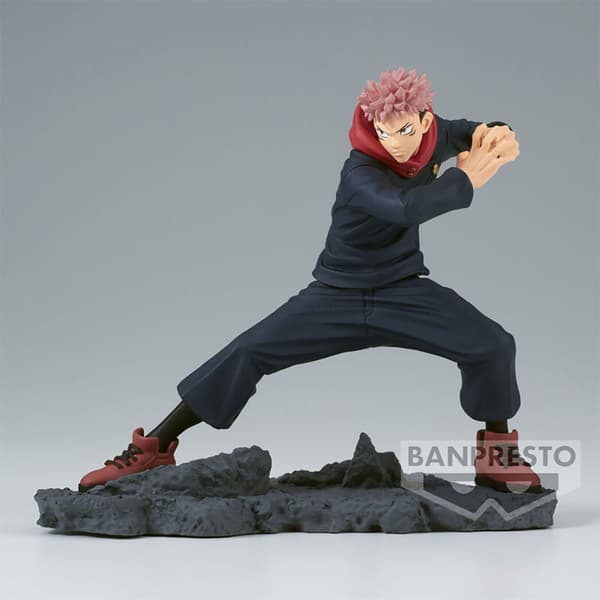 Banpresto Hahmo Yuji Itadori Combination Battle 3 Jujutsu Kaisen 10 Cm Musta