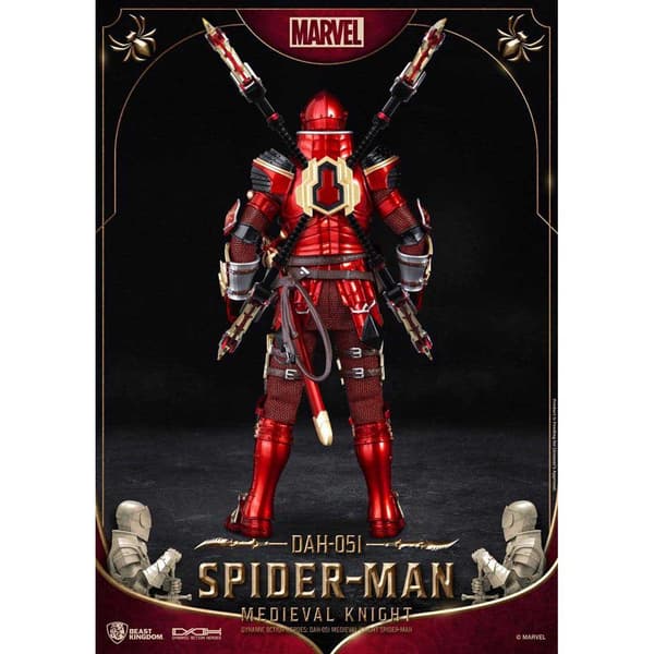 Beast Kingdom Toys Figur Dynamic 8ction Medieval Knight 20 Cm Marvel Röd