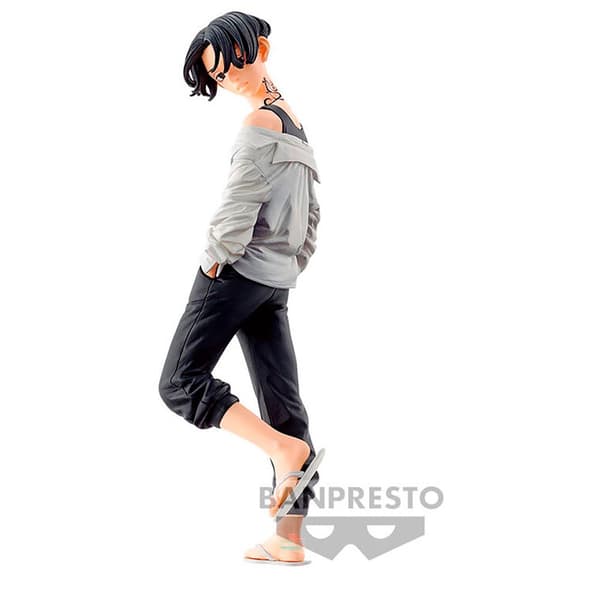 Banpresto Hahmo Mickey Manjiro Sano Tokyo Revengers 16 Cm Harmaa