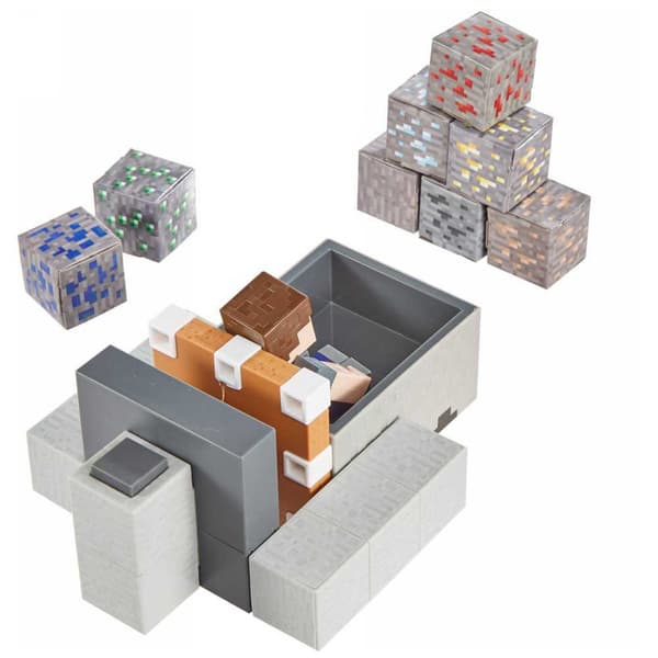 Minecraft Minecart Mayhem Playset Monivärinen 6 Years
