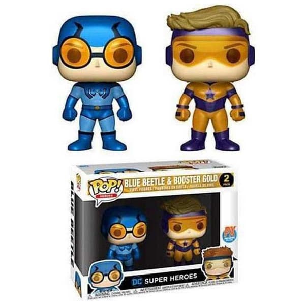 Funko Pop Dc Comics Blue Beetle And Booster Gold Flerfärgad