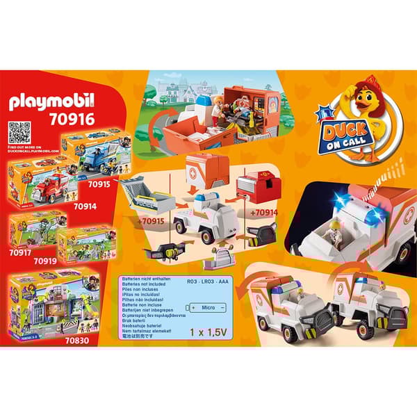Playmobil Doc-nödröjningsambulans Duck On Call Flerfärgad